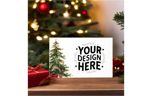 Download Christmas Greeting Card Mockup 278 - Greeting card Collection