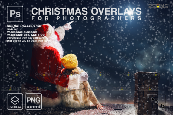 Download Christmas Overlay, Santa Overlay - Christmas overlay Collection