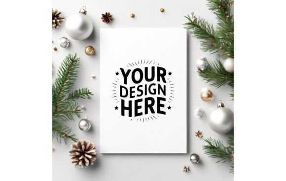 Download Christmas Greeting Card Mockup 179 - Greeting card Collection