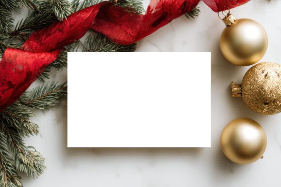 Download Christmas Greeting Card Mockup - Greeting card Collection
