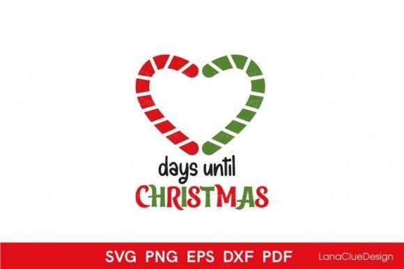 Download Days Until Christmas with Candy Cane SVG - Candy cane Collection