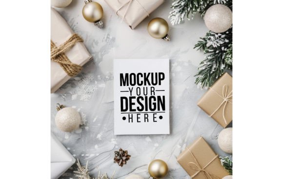 Download Christmas Greeting Card Mockup 17 - Greeting card Collection