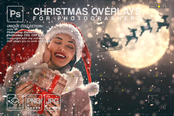 Download Christmas Overlay, Sparkler Overlay - Christmas overlay Collection