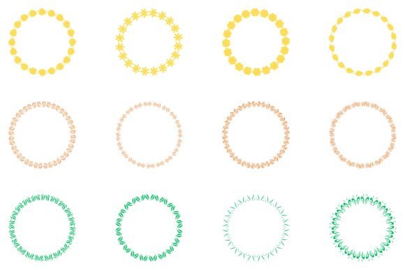 Download Decorative Botanical Frame Set Design - Frame set Collection
