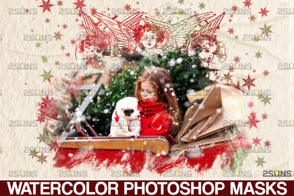 Download Christmas Overlay &amp; Watercolor Overlay - Christmas overlay Collection
