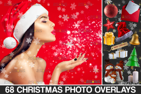 Download Snow Overlay &amp; Christmas Overlay - Christmas overlay Collection