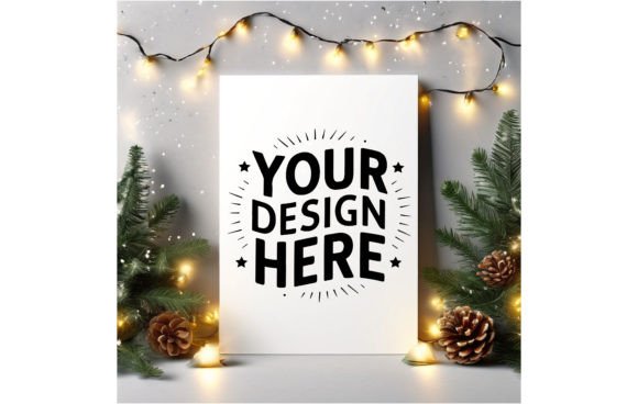 Download Christmas Greeting Card Mockup 437 - Greeting card Collection