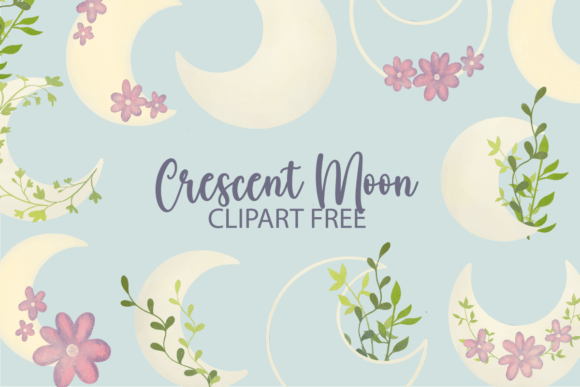 Download Crescent Moon Clipart Free - Moon clipart Collection